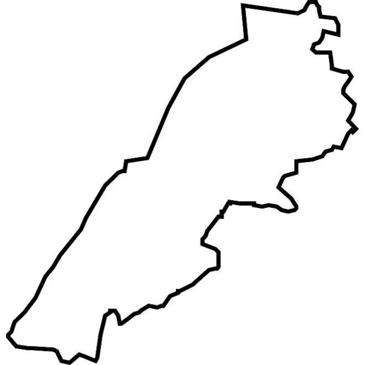 harta Liban harta vector