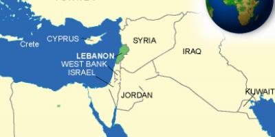 Liban pe harta